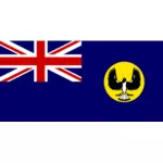 西オーストラリアの旗のベクター クリップ アート